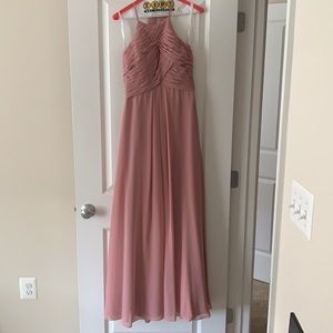 Azazie Bridesmaid Dress, Dusty Rose, Size A6